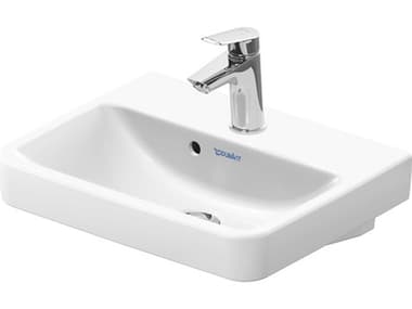 Duravit Duravit No.1 18'' Ceramic White High Gloss Sink with 1 Faucet Hole DUR07434500002