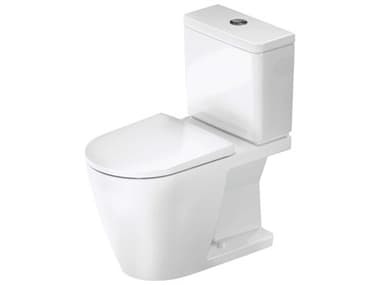 Duravit D-neo 15'' Ceramic White Dual Flush Tank - Stainless Steel DUR2006012000