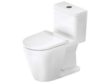 Duravit D-neo 16'' Ceramic White High Gloss One-Piece Toilet - Plastic Hinges DUR20070100U2