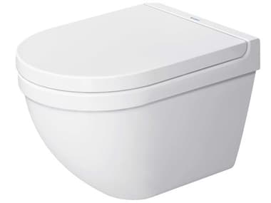Duravit Starck 3 15'' Ceramic White High Gloss Wall-Mounted Toilet - 1.59 GPF DUR2227090092