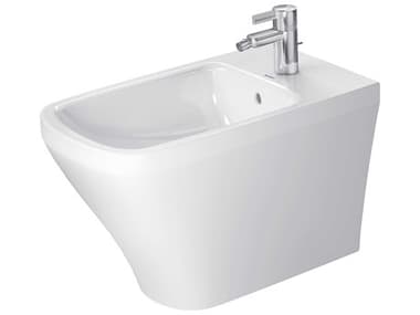 Duravit Durastyle 15'' White High Gloss Floor- Mounted Bidet with 1 Faucet hole DUR2283100000