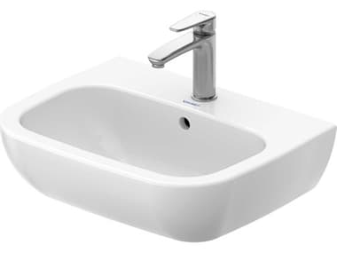 Duravit D-code 22'' White High Gloss Sink with 3 Faucet holes DUR23105500302