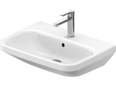 Duravit Durastyle 24'' Ceramic White High Gloss Sink with 1 Faucet Hole DUR2319600000