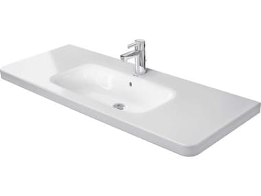 Duravit Durastyle 47'' Ceramic White High Gloss Sink with 1 Faucet Hole DUR2320120000