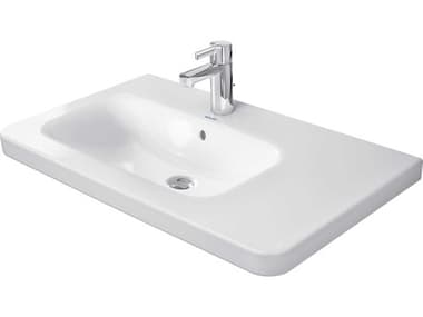 Duravit Durastyle 31'' Ceramic White High Gloss Sink with 1 Faucet Hole DUR2325800000