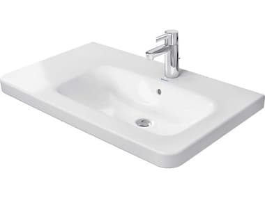 Duravit Durastyle 31'' Ceramic White High Gloss Sink with 1 Faucet Hole DUR2326800000