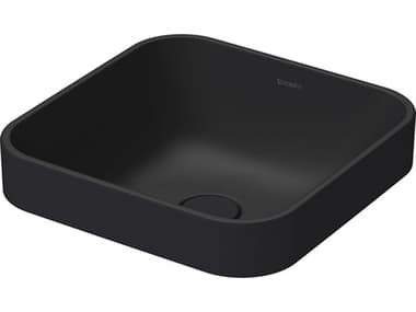Duravit Happy D.2 16'' Anthracite Matt Washbowl Sink with No Faucet Hole DUR2359401300