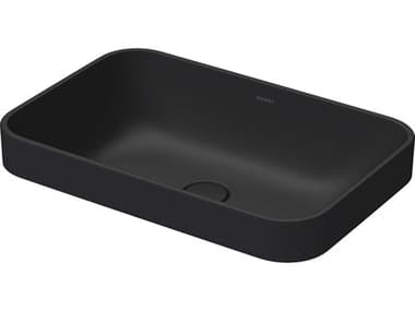 Duravit Happy D.2 24'' Anthracite Matt Washbowl Sink with No Faucet Hole DUR2359601300