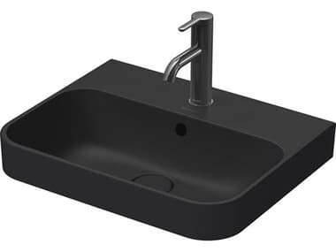 Duravit Happy D.2 20'' Ceramic Anthracite Matt Sink with No Faucet Hole DUR2360501360
