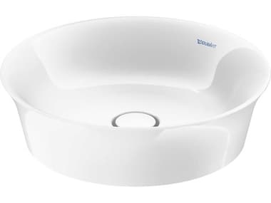 Duravit White Tulip 16'' White High Glosss Hand Sink with No Faucet Hole DUR2362430079