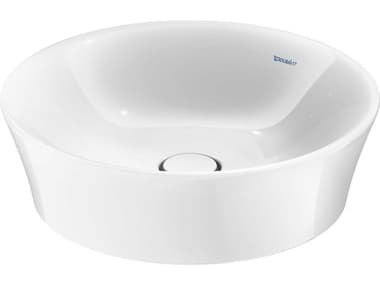 Duravit White Tulip 20'' Ceramic White High Gloss Sink with No Faucet Hole DUR2365500070