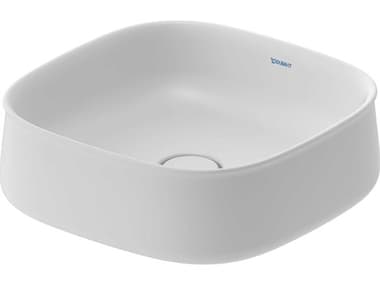 Duravit Zencha 17'' White Satin Matte Washbowl Sink DUR2373423279