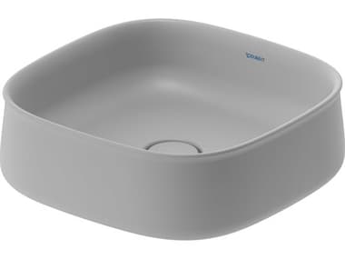 Duravit Zencha 17'' Gray Satin Matte Washbowl Sink DUR2373426779
