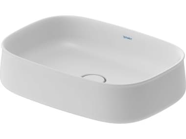 Duravit Zencha 22'' White Satin Matte Washbowl Sink DUR2373553279