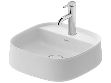 Duravit Zencha 17'' White Satin Matte Washbowl Sink DUR2374423271