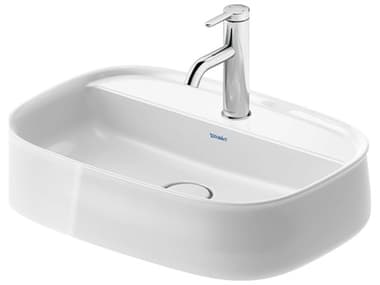 Duravit Zencha 22'' White High Gloss Washbowl Sink DUR2374550071