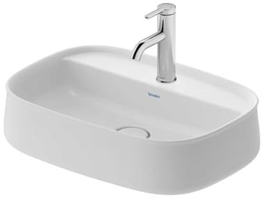Duravit Zencha 22'' White Satin Matte Washbowl Sink DUR2374553271