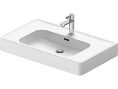 Duravit Soleil By Starck 32'' Ceramic White High Gloss Hand Sink with 1 Faucet Hole DUR2377800000