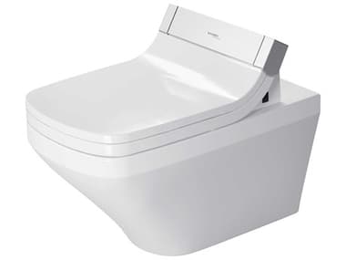 Duravit Durastyle 15'' Ceramic White High Gloss Wall-Mounted Shower Toilet - HygieneGlaze DUR2537590092