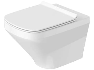 Duravit Durastyle 15'' Ceramic Dual Flush White High Gloss Floor-Standing Toilet - 1.59 GPF - HygieneGlaze DUR2551092092