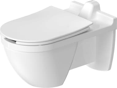 Duravit Starck 3 15'' Ceramic White High Gloss Wall-Mounted Toilet - 1.27 GPF DUR2560090000