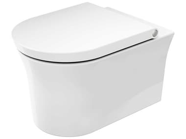 Duravit White Tulip 15'' Ceramic White High Gloss Wall-Mounted - HygieneGlaze DUR2576092092