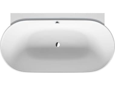 Duravit Luv 71'' Compoite White Matt Back-To-Wall Bathtub DUR700433000000090