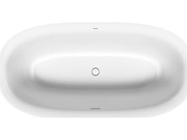 Duravit White Tulip 71'' Acrylic White Freestanding Bathtub DUR700469000000090