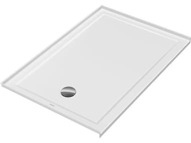 Duravit Architec 54'' White Acrylic Shower Base - Left oriented drain DUR720244000000090
