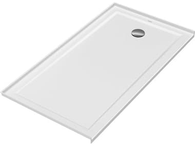 Duravit Architec 60'' x 32'' White Acrylic Shower Base - Right oriented drain DUR720249000000090