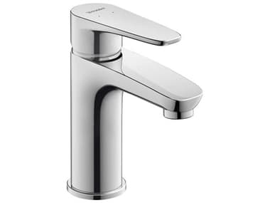 Duravit B.1 5'' Chrome High Gloss Single hole Faucet - Drain Kit Not Included DURB11010002U10