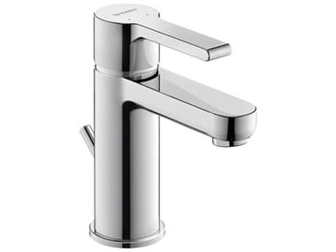 Duravit B.2 item 5'' Chrome High Gloss Single Hole Faucet - Drain Kit Included DURB21010001U10