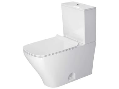 Duravit Durastyle 15'' Ceramic Dual Flush White High Gloss Two-Piece Toilet DURD4052000