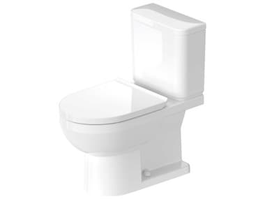 Duravit Duravit No.1 15'' Ceramic White Single Flush Two-Piece Toilet - Left Side Lever DURD4060400
