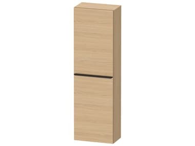 Duravit D-neo 16'' Natural Oak Matt Semi Tall Cabinet - Left-Hinged Door DURDE1318LBD300000