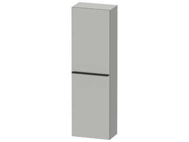 Duravit D-neo 16'' Concrete Gray Matt Semi Tall Cabinet - Right-Hinged Door DURDE1318RBD070000