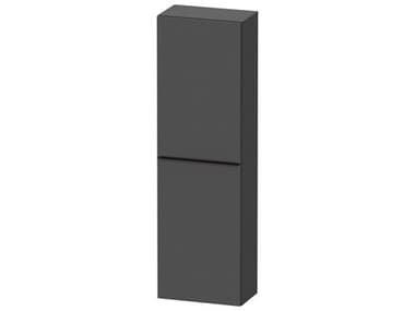 Duravit D-neo 16'' Graphite Matt Semi Tall Cabinet - Right-Hinged Door DURDE1318RBD490000