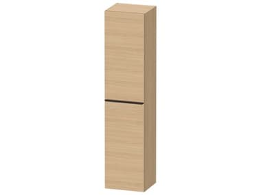 Duravit D-neo 16'' Natural Oak Matt Semi Tall Cabinet - Left-Hinged Door DURDE1328LBD300000