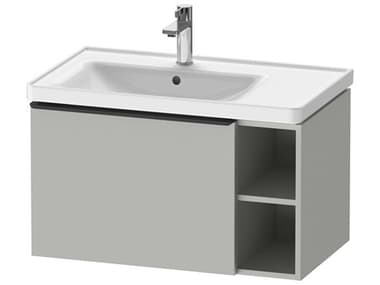 Duravit D-neo 31_ Concrete Gray Matt Wall-Mount Vanity Cabinet DURDE42580BD070000