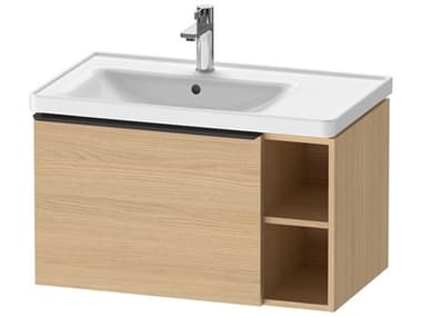 Duravit D-neo 31_ Natural Oak Matt Wall-Mount Vanity Cabinet DURDE42580BD300000