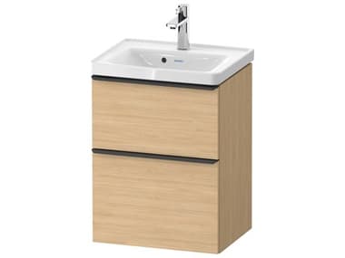 Duravit D-neo 19'' Natural Oak Matt 2-Drawers Wall Mount Vanity DURDE43500BD300000
