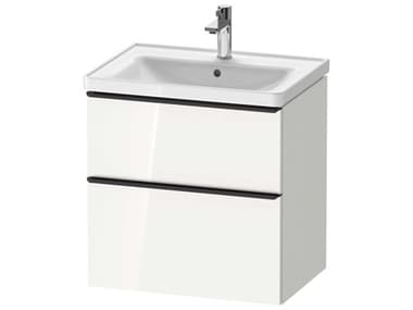 Duravit D-neo 25'' White High Gloss 2-Drawers Wall Mount Vanity DURDE43540BD220000
