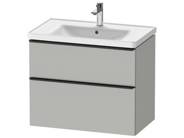 Duravit D-neo 31'' Concrete Gray Matt 2-Drawers Wall Mount Vanity DURDE43550BD070000