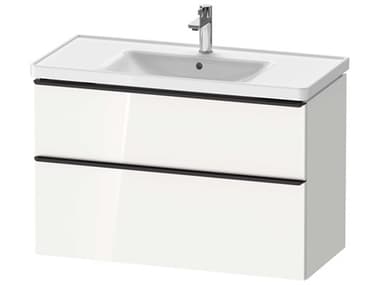 Duravit D-neo 39'' White High Gloss 2-Drawers Wall Mount Vanity DURDE43560BD220000