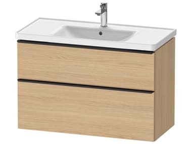 Duravit D-neo 39'' Natural Oak Matt 2-Drawers Wall Mount Vanity DURDE43560BD300000