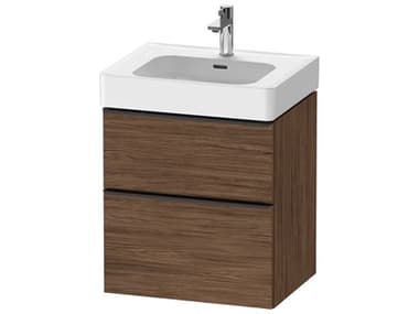 Duravit D-neo 23'' Walnut (dark) Matt Wall Mount Vanity - 1 Drawer/1 pull out compartment DURDE43760BD210000