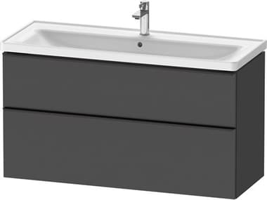 Duravit D-neo 47'' Graphite Matt 2-Drawers Wall Mount Vanity DURDE43910BD490000