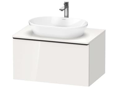 Duravit D-neo 32'' White High Gloss Wall Mount Vanity - 1 Drawer/1 pull out compartment DURDE49470BD220000