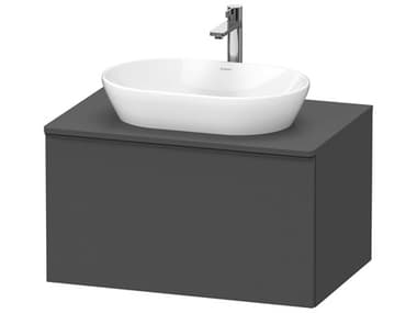 Duravit D-neo 32'' Graphite Matt Wall Mount Vanity - 1 Drawer/1 pull out compartment DURDE49470BD490000
