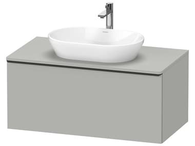 Duravit D-neo 40'' Concrete Gray Matt Wall Mount Vanity - 1 Drawer/1 pull out compartment DURDE49480BD070000
